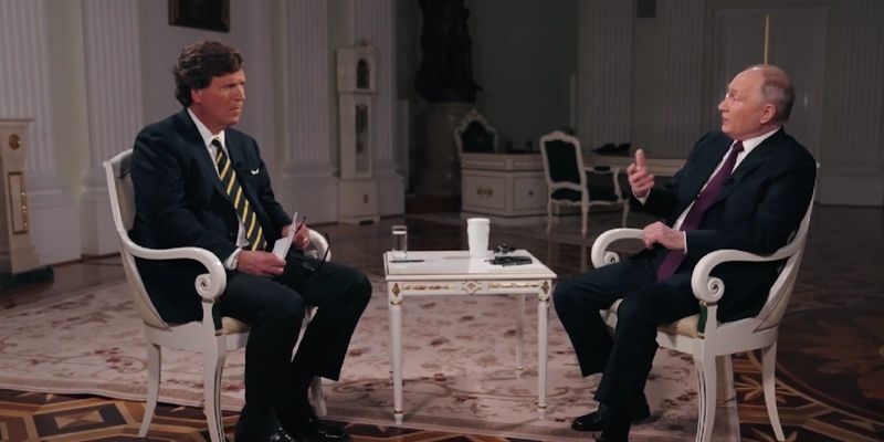 В рекламе нового сервиса Маска показали интервью Путина Карлсону