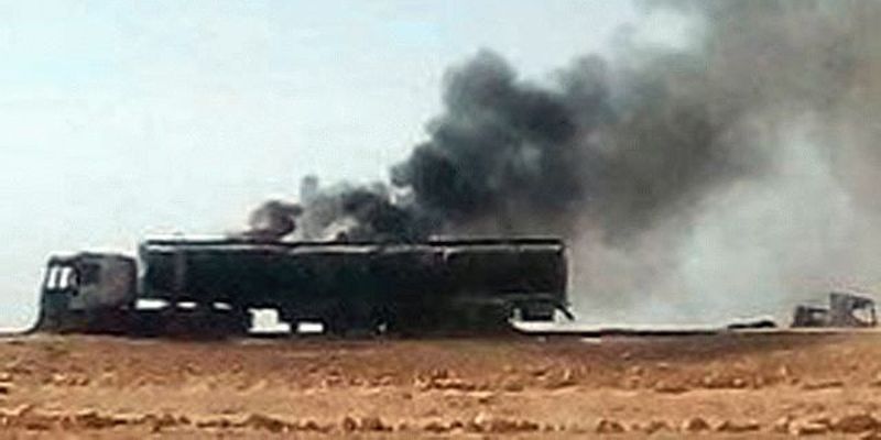 В Ливии уничтожена колонна российской военной техники