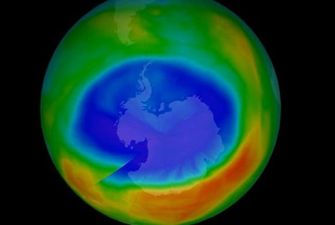 Озоновая дыра над Антарктикой рекордно уменьшилась