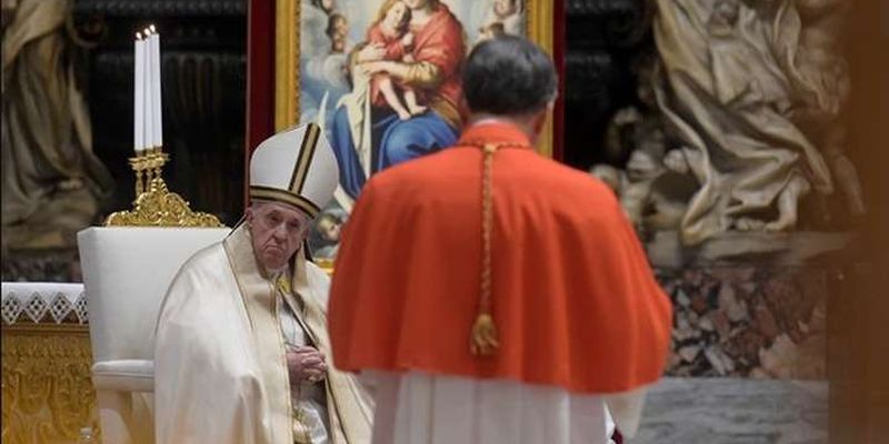 Папа Римський призначив 13 нових кардиналів