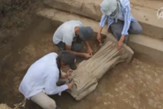 Находка археологов: на западе Турции обнаружили 1800-летнюю статую женщины