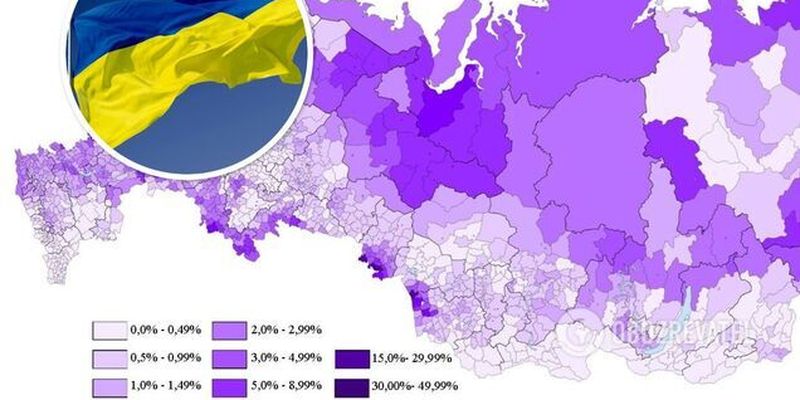 Украинцев в России стало значительно меньше – они назвались россиянами