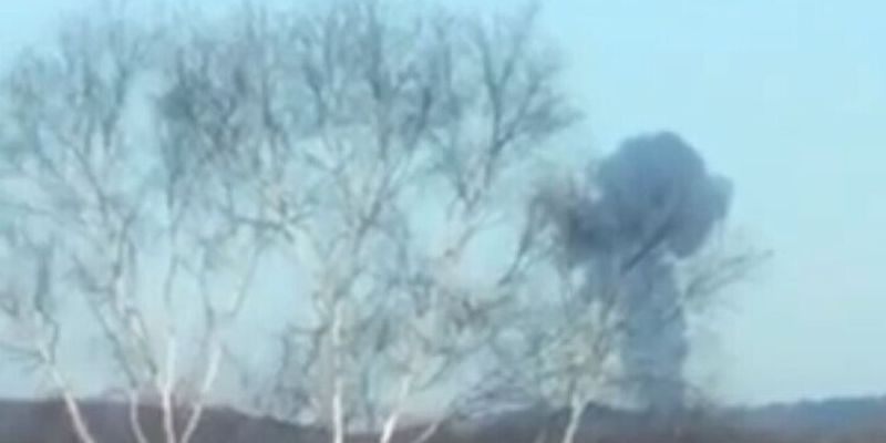 Падіння російського літака: у мережі з’явилося відео аварії