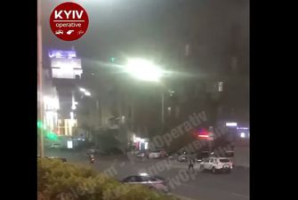 В Киеве курьер устроил "гонки" с патрульными полицейскими