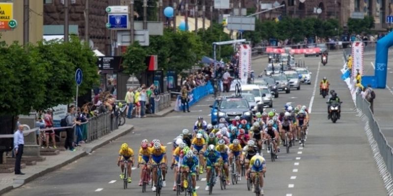 Серия шоссейных велогонок пройдет в центре столицы в День Киева