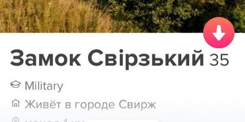 Відомі українські замки "завели" сторінку на Tinder
