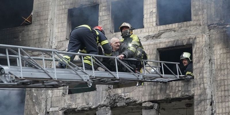 Удар по дому в Киеве: есть жертва и трое раненых