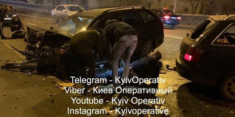 Девушку не смогли спасти: в Киеве пьяный водитель устроил жуткое ДТП, фото и видео