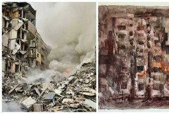 "Мурашки по телу": художник предсказал взрыв в многоэтажке Днепра еще весной