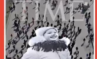 Девочка, бежавшая от войны из Кривого Рога, попала на обложку американского TIME