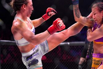 Так вырубает "Киборг": видео нокаута в женском бою за титул Bellator