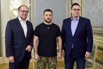 Зеленский встретился с министрами Австрии и Чехии