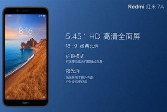 Xiaomi Redmi 7A едет в Европу по цене 99 евро