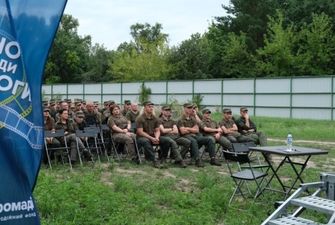 «Кино во имя Победы»: военным на Киевщине показали фильм «Схидняк»