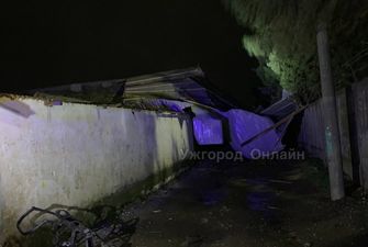 По Ужгороду пронесся мощный ураган, срывая с домов крыши: фото и видео