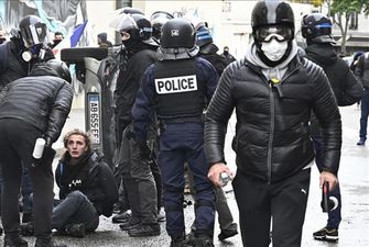 Во Франции снова протесты, много задержанных