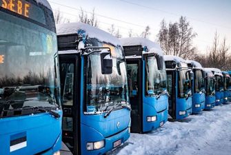 Эстония передала Украине автобусы с генераторами и энергооборудованием