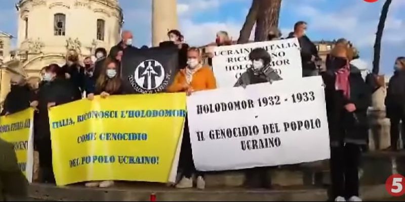 Українська громада у Римі вшанувала пам'ять жертв Голодомору – включення