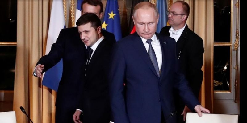 В Кремле подытожили переговоры Путина с Зеленским