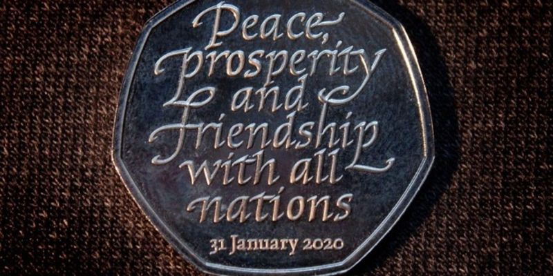 В Британии представили монету, посвященную Brexit