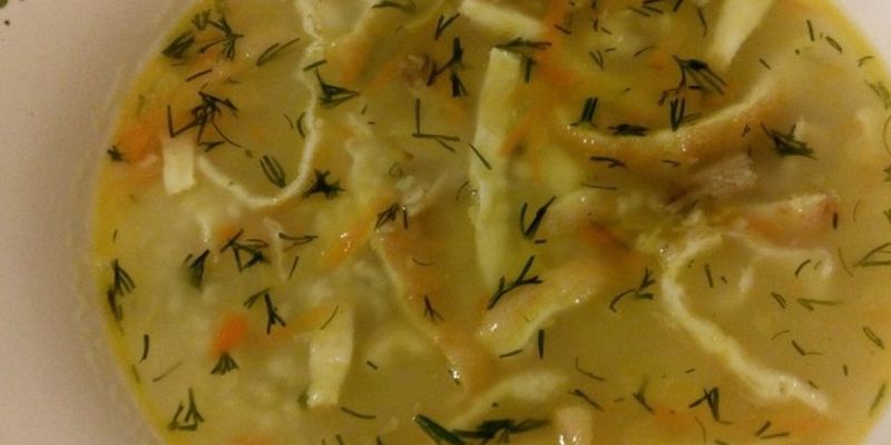 Рецепт дня: Вкусный суп из пшена с омлетом