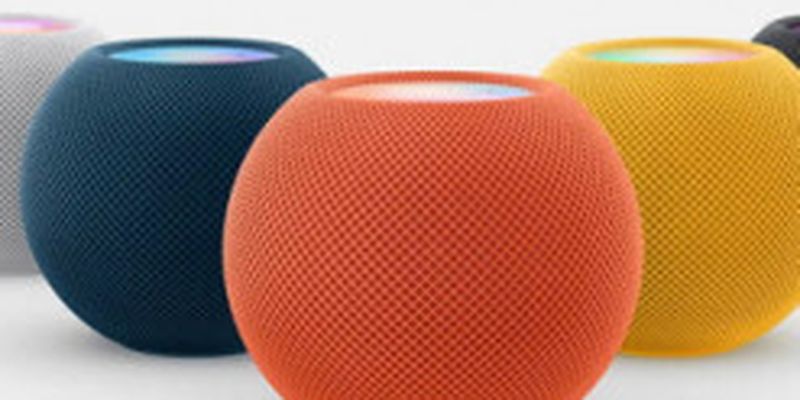 Apple представила смарт-динамик HomePod mini в трёх новых цветах