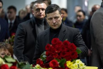 Зеленський та керівники держави вшанували пам’ять загиблих у авіакатастрофі в Ірані українців