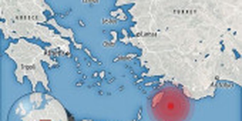 Потужний землетрус магнітудою 5,9 струснув курортні острови Родос, Кіпр і Крит
