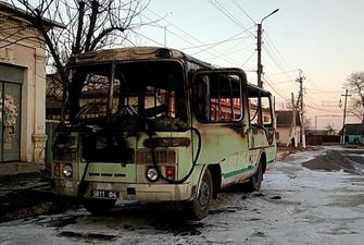 На Одещині згорів автобус Нацгвардії