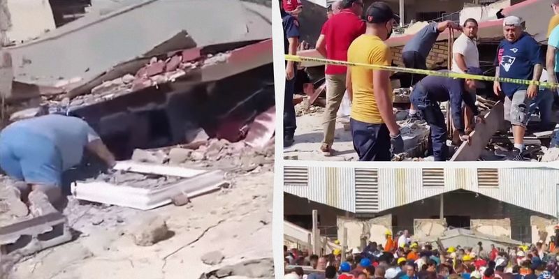 В Мексике во время мессы обрушилась крыша церкви: среди погибших есть дети