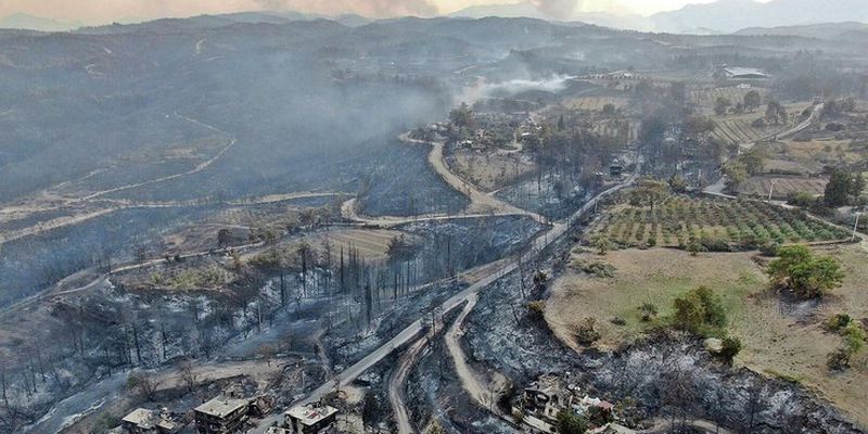 Лесные пожары в Турции взяли под контроль