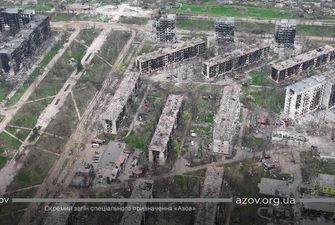 Бог видит Мариуполь сверху: "Азов" показал на Пасху новые фото разрушенного города