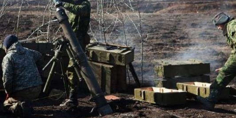 На Донбасі бойовики застосували заборонені мінськими домовленостями міномети