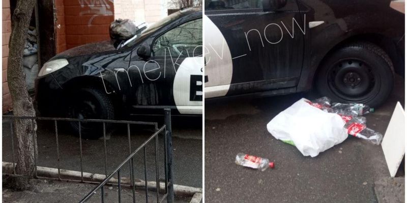 В Киеве жестко наказали "героя парковки", оставившего авто прямо у подъезда, фото