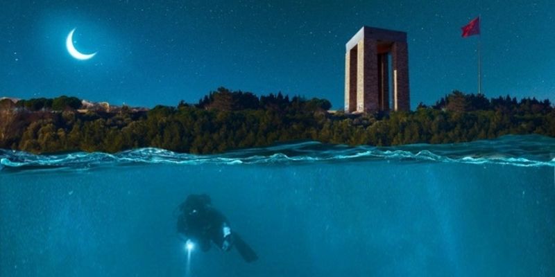 В Турции открыли уникальный исторический подводный парк Галлиполи