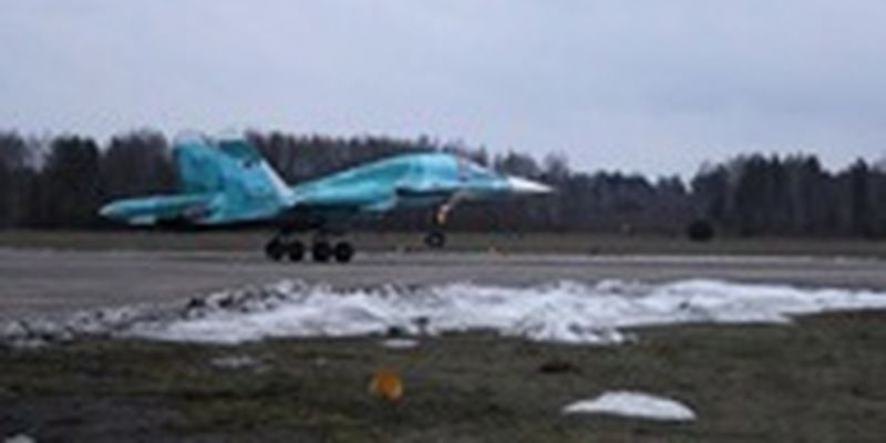 На учения в Беларусь прибыли российские Су-34