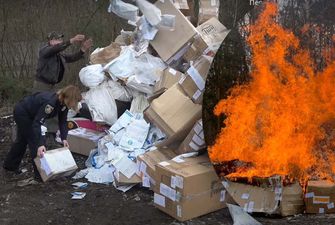 На Житомирщині поліція спалила наркотиків на понад 2 мільйони гривень
