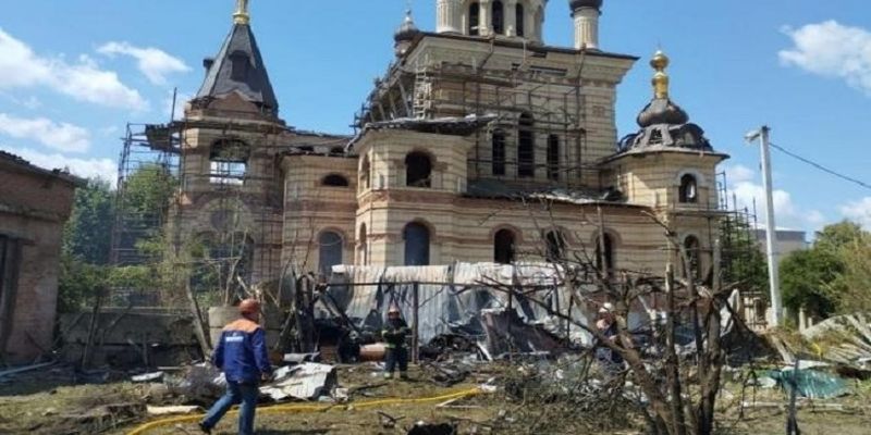 В Виннице из-за ракетного удара пострадал храм УПЦ, есть раненые