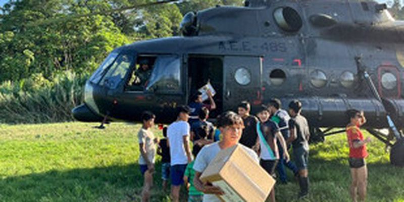 В Еквадорі розбився військовий вертоліт, загинуло вісім людей