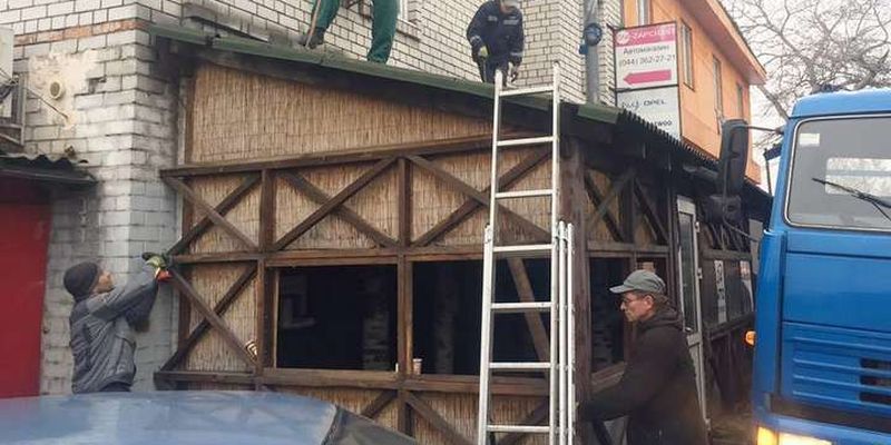 Київ очищують від незаконних споруд