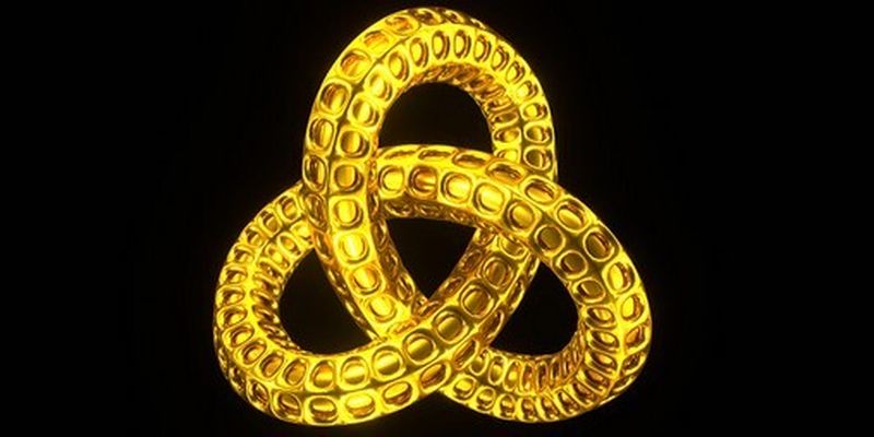 Новый рекорд. Химики создали из золота самый тугой узел в истории: он состоит из 54 атомов