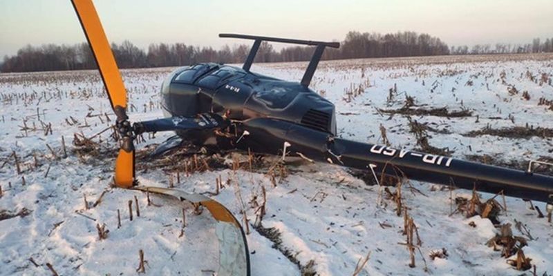 Под Киевом разбился вертолет