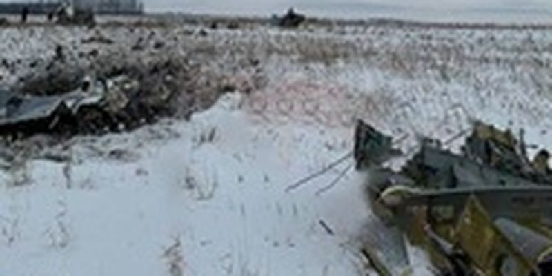 Упавший самолет Ил-76 летел от Украины - СМИ