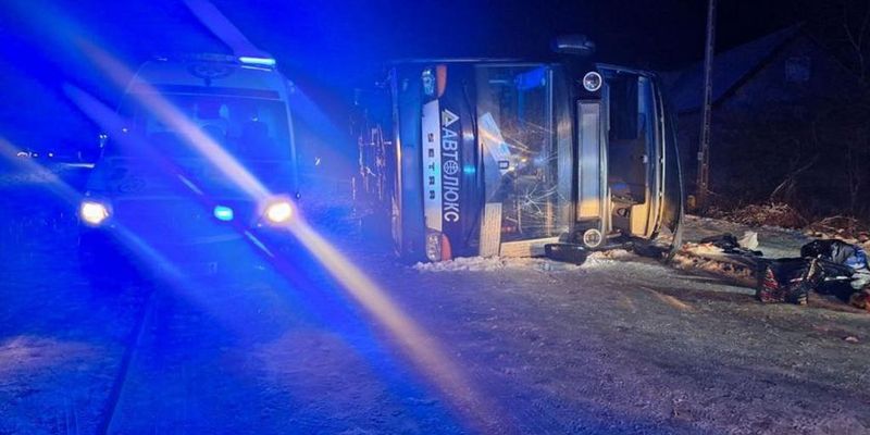 18 пострадавших: в Польше перевернулся автобус с украинцами