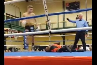 Американского боксера отправили в жуткий нокаут на 94 секунде боя