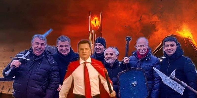"Рыцари Ахметова" и "Мстители": Аваков, Гройсман и Комаровский стали героями мемов после совместного фото
