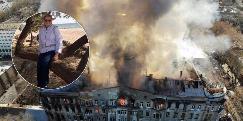Выводила детей и возвращалась в огонь: в Одессе на глазах у мужа достали из завалов тело преподавателя