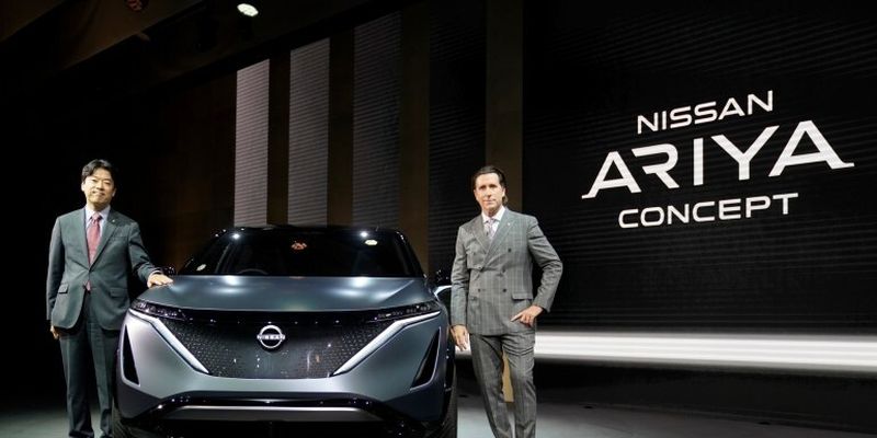 В Токио представили концепт электрокроссовера Nissan Ariya, его серийная версия с запасом хода 480 км выйдет ориентировочно в 2021 году