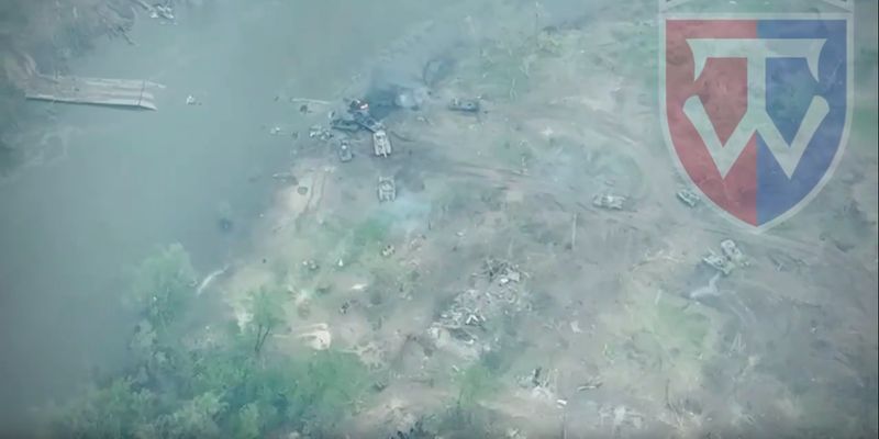 ВСУ уничтожили водную переправу с техникой ВС РФ возле Северского Донца
