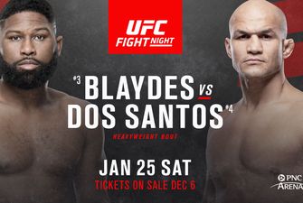 UFC Fight Night 166: Блейдс – Дос Сантос, Дос Аньос – Киеса. Видео трансляция